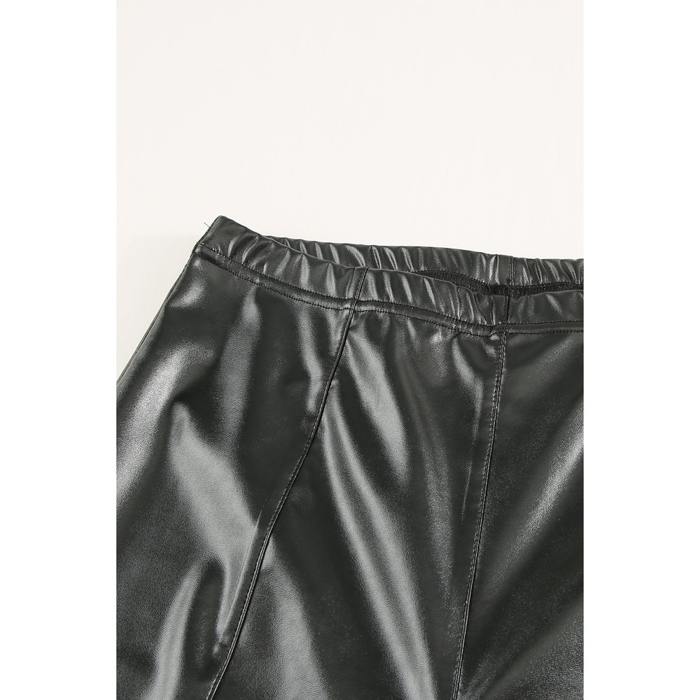 Ankle Length Seamed High Waist Skinny Fit Pants - Picture 9 of 11